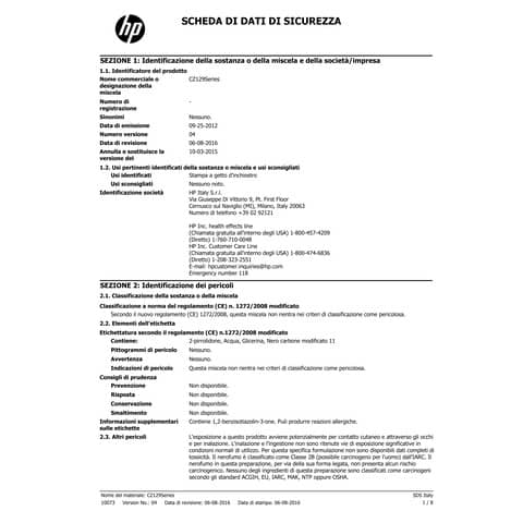 Cartuccia inkjet 711 HP nero  CZ129A